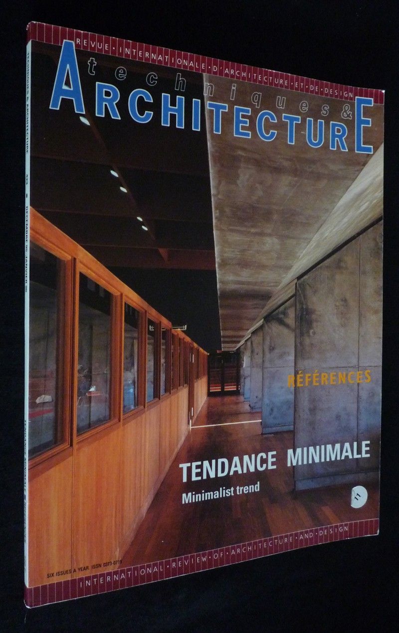 Techniques & architecture (n°423, décembre 1995-janvier 1996) : Tendance minimale