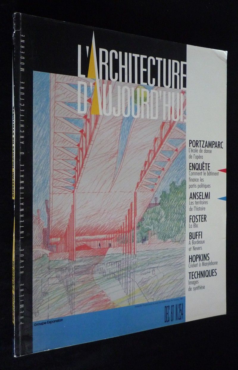 L'Architecture d'aujourd'hui (n°254, décembre 1987) : Anselmi. Images de synthèse