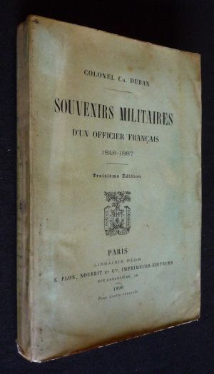 Souvenirs militaires d'un officier français, 1848-1887