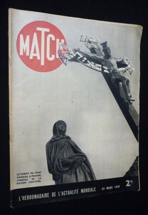 Match (n°38 - 23 mars 1939) : Le Christ du pont Charles à Prague, symbole de la nation crucifiée