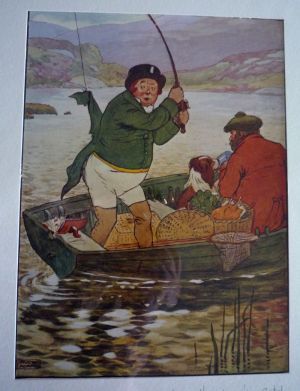 Illustration "Mr Thompson's Catch" de Frank Adams