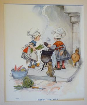 Illustration "Making the Stew"