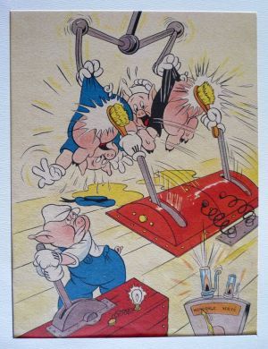 Illustration : Les Petits Cochons et la machine diabolique (1939)