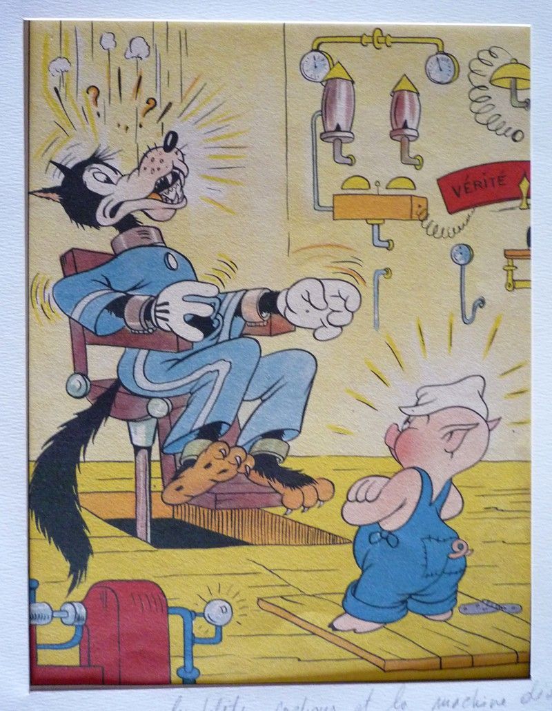 Illustration : Les Petits Cochons et la machine diabolique (1939)