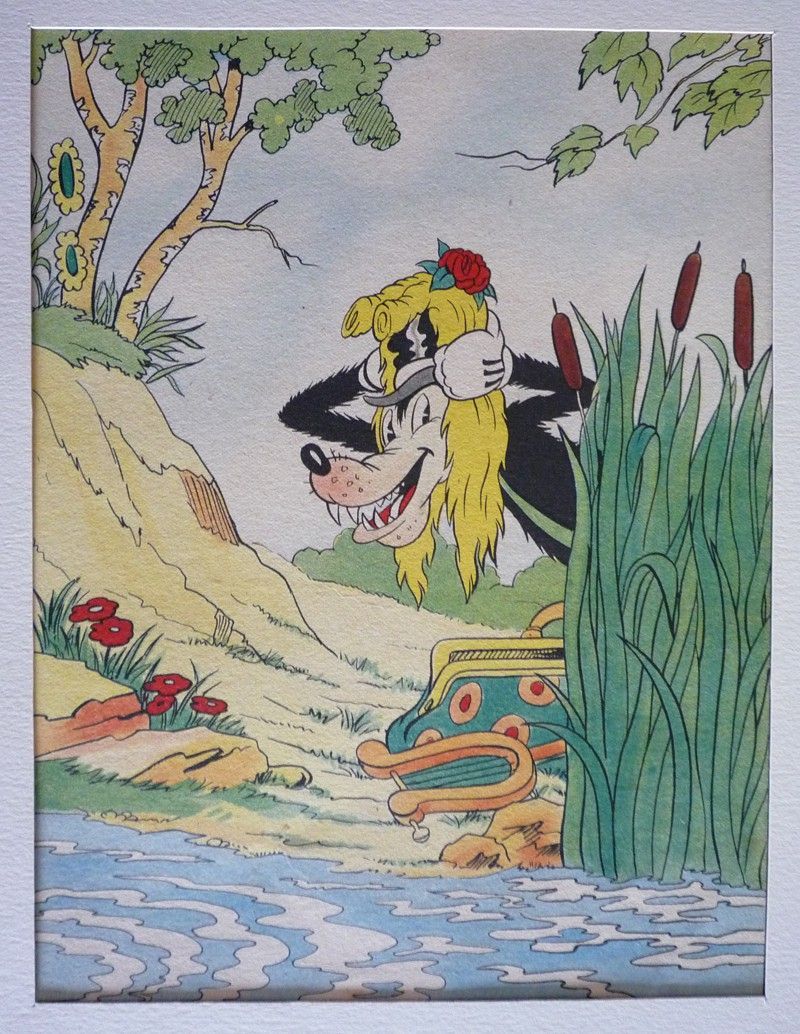 Illustration : Les Petits Cochons et la machine diabolique (1939)