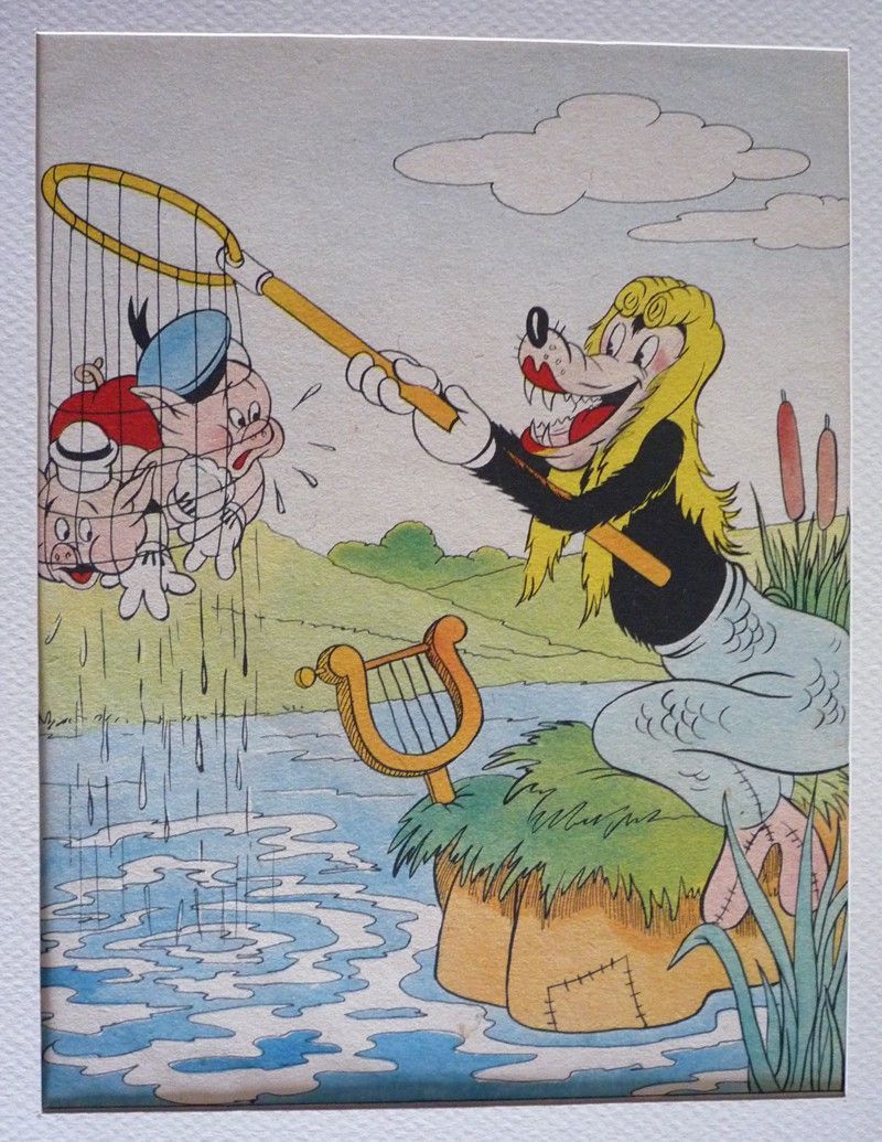 Illustration : Les Petits Cochons et la machine diabolique (1939)