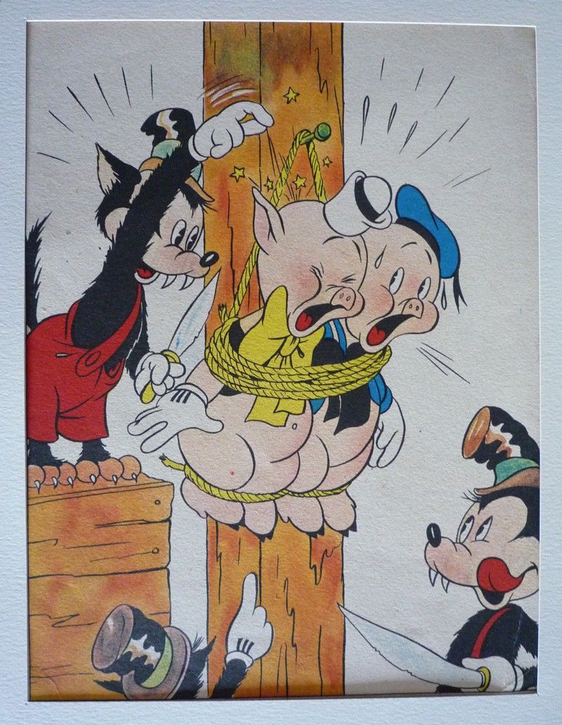 Illustration : Les Petits Cochons et la machine diabolique (1939)