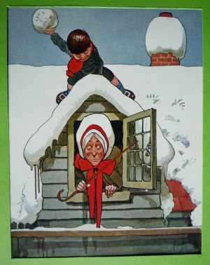 Illustration "Going to catch it!"