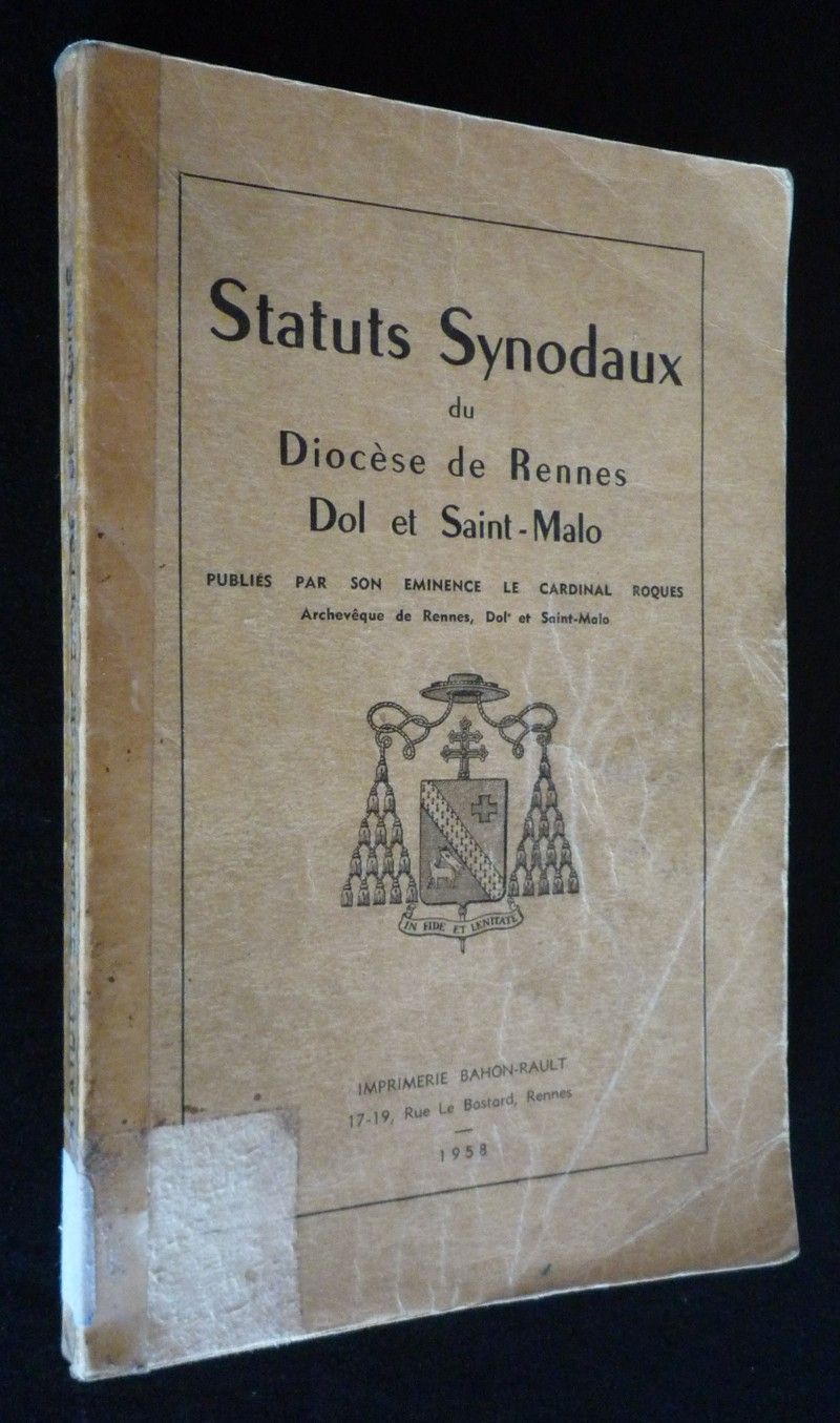 Statuts synodaux du Diocèse de Rennes, Dol et Saint-Malo