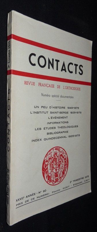 Contacts, revue rançaise de l'oerthodoxie, n°90