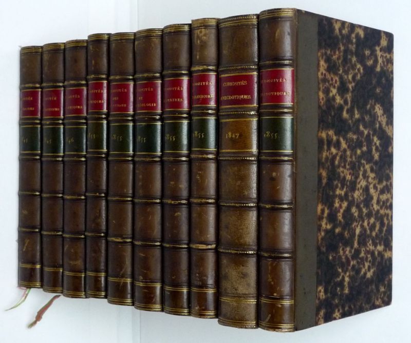 Bibliothèque de poche par une société de gens de lettres et d'érudits (10 volumes)