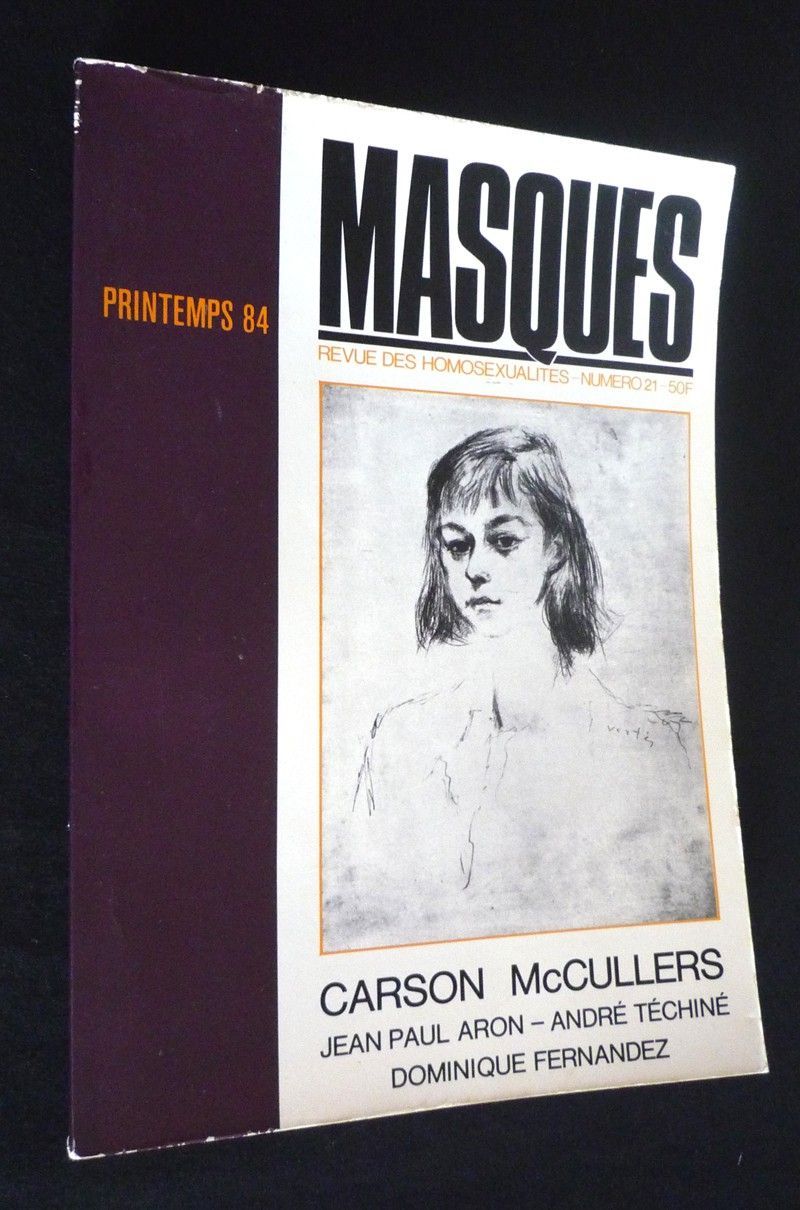 Masques (n°21, printemps 84) : Carson McCullers, Jean-Paul Aron, André Téchnier