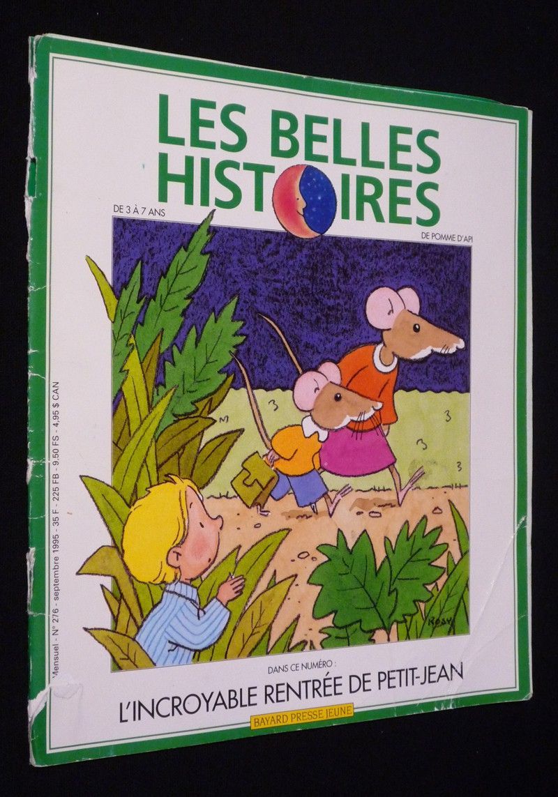 Les Belles histoires (n°276, septembre 1995) : L'Incroyable rentrée de Petit-Jean