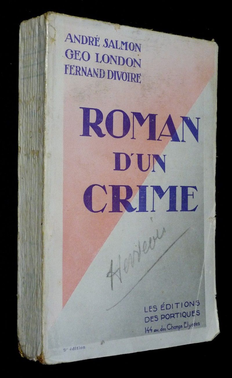 Roman d'un crime