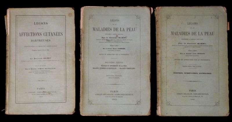 Leçons sur les maladies de la peau : dartres, scrofulides, syphilides. Leçons sur les affections cutanées dartreuses. Leçons sur les maladies de l
