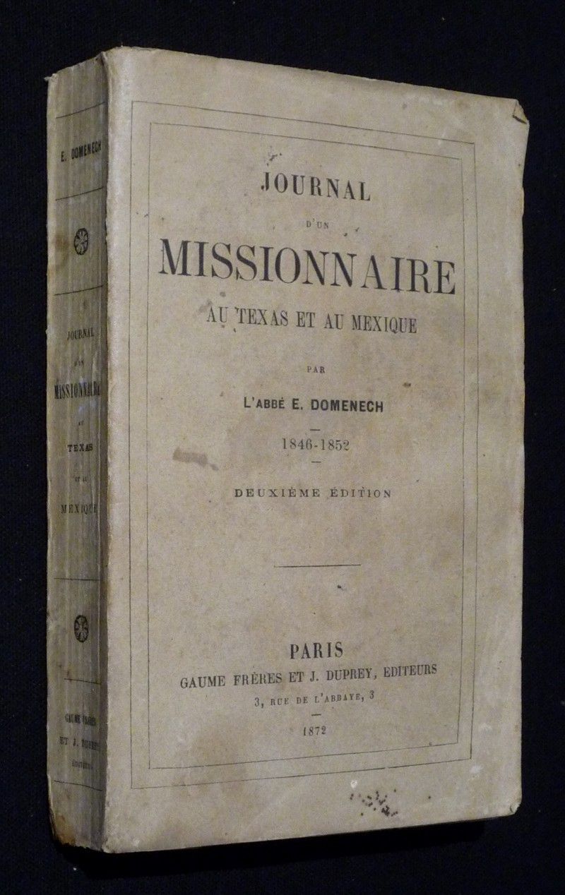Journal d'un missionnaire au Texas et au Mexique