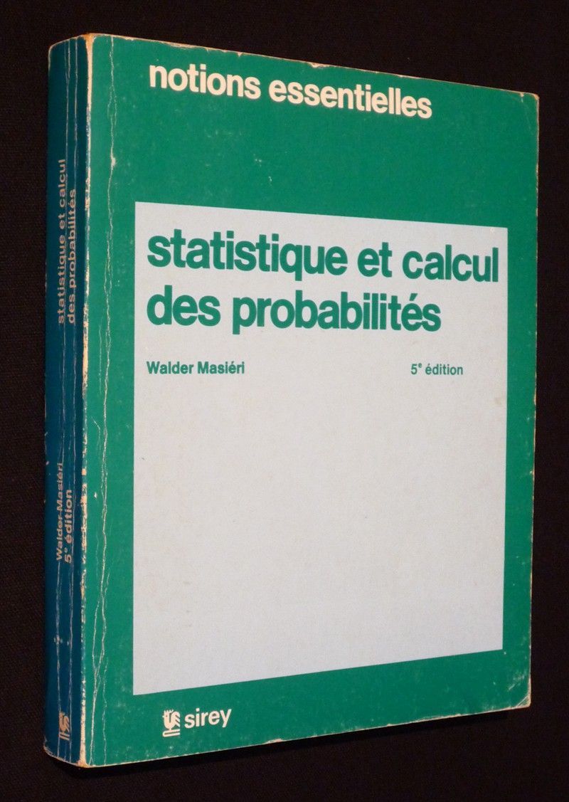 Statistique et calcul des probabilités