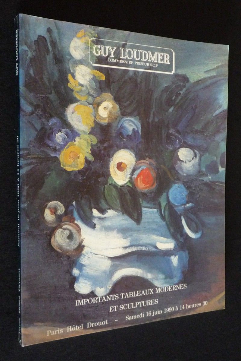 Importants tableaux modernes et sculptures : Paris-Hôtel Drouot - Samedi 16 juin 1990 à 14 heures 30