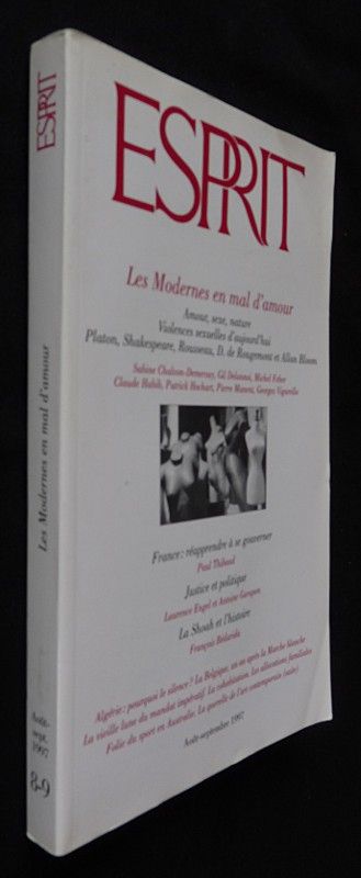 Esprit n°235 (août-septembre 1997) : Les modernes en mal d'amour