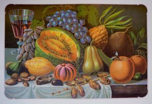 Gravure : nature morte