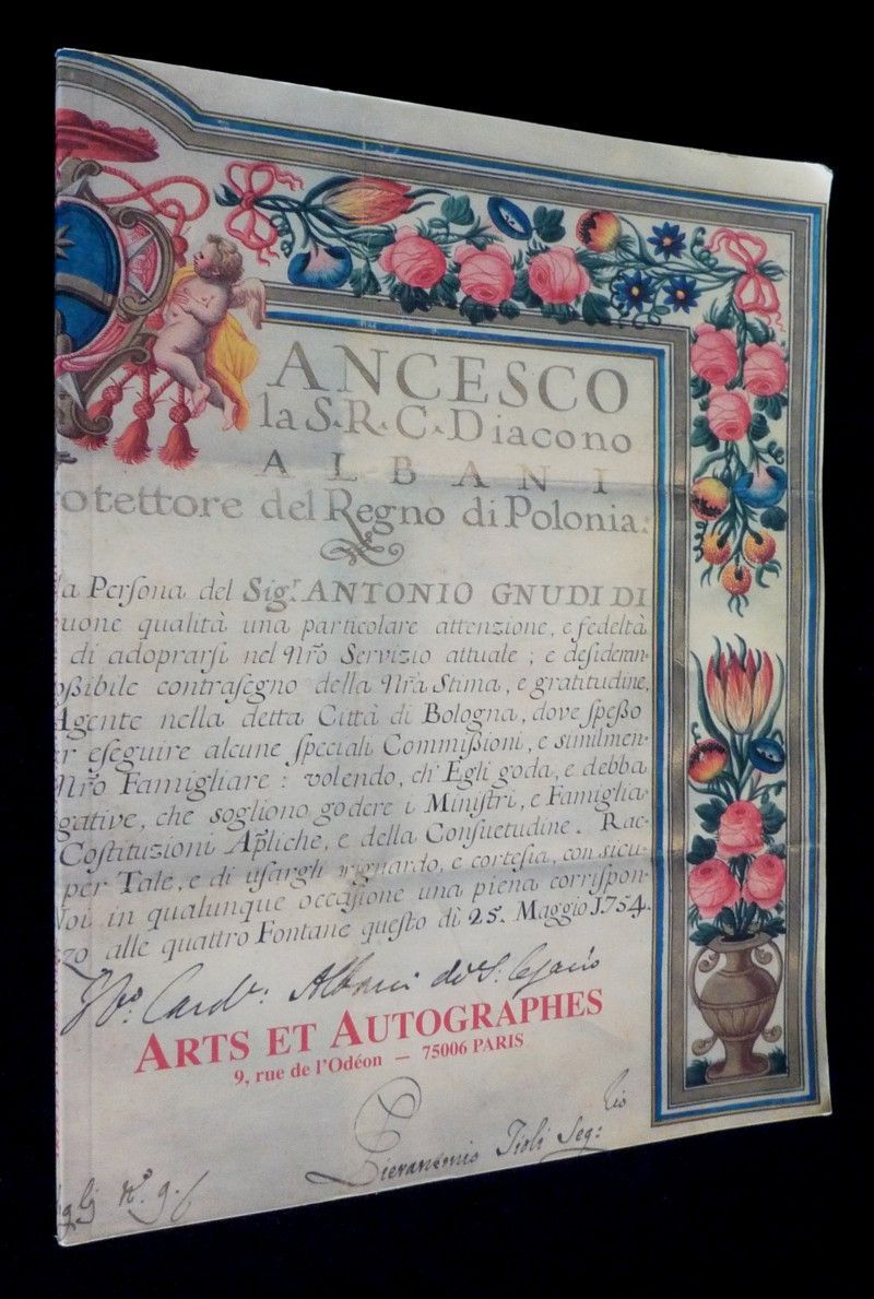 Arts et autographes, catalogue n°30