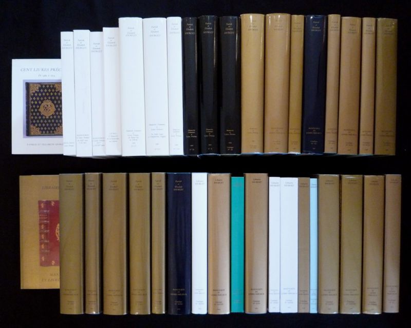 Catalogues Librairie Sourget : Manuscrits et livres précieux, 1984-2011  (38 volumes)