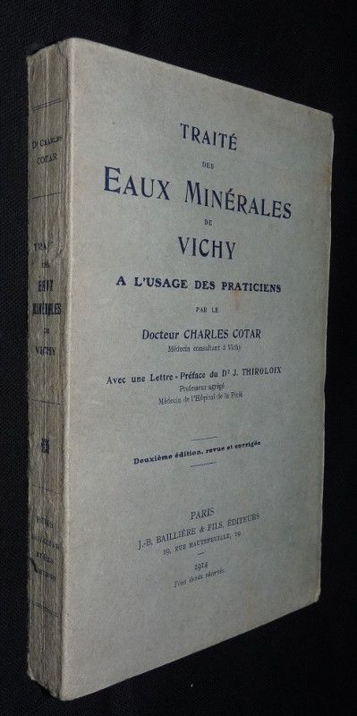 Traité des eaux minérales de Vichy à l'usage des praticiens