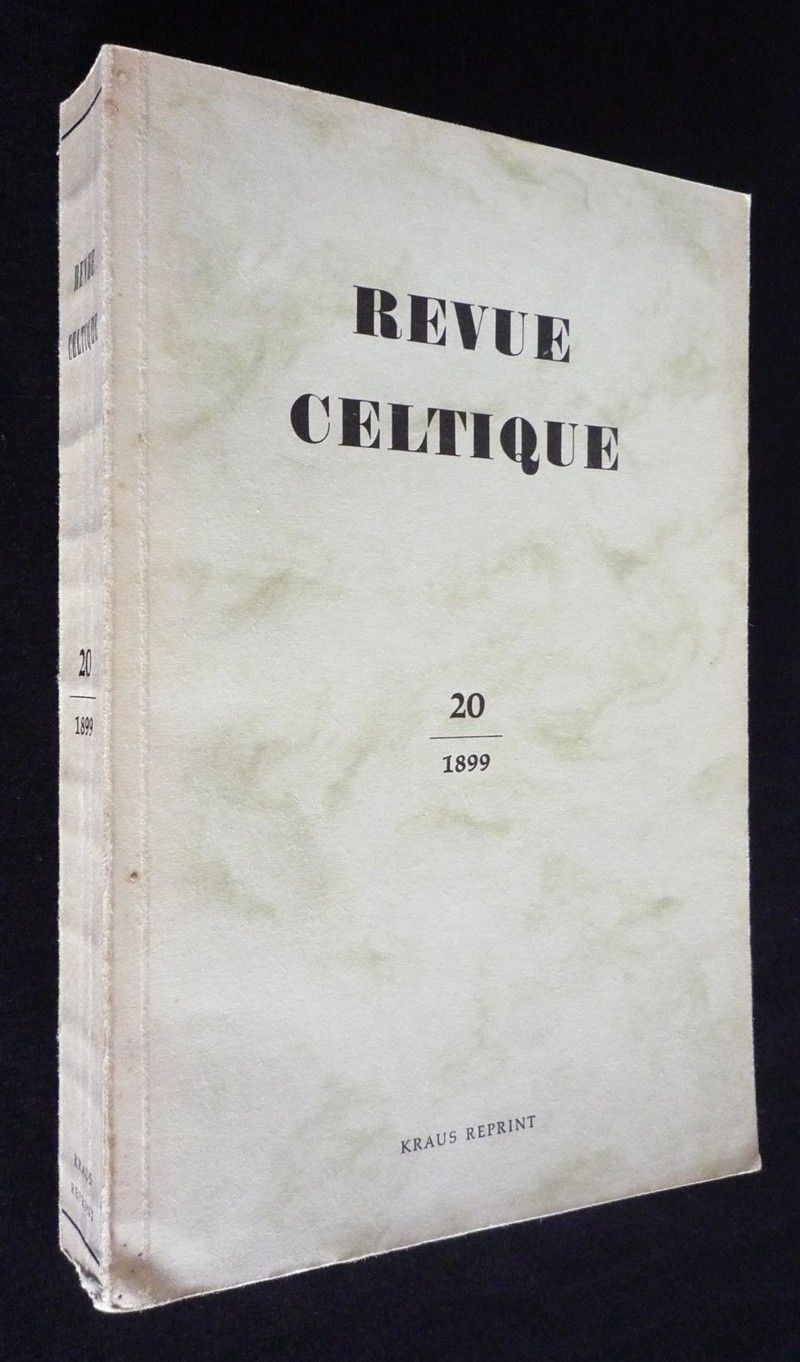 Revue celtique, Tome XX (1899)