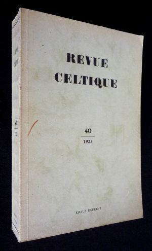 Revue celtique, Tome XL (1923)