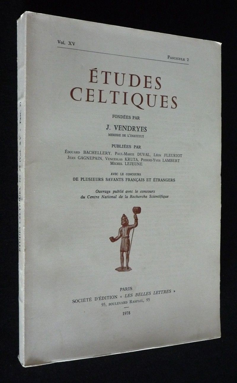 Etudes celtiques, vol. XV, fascicule 2