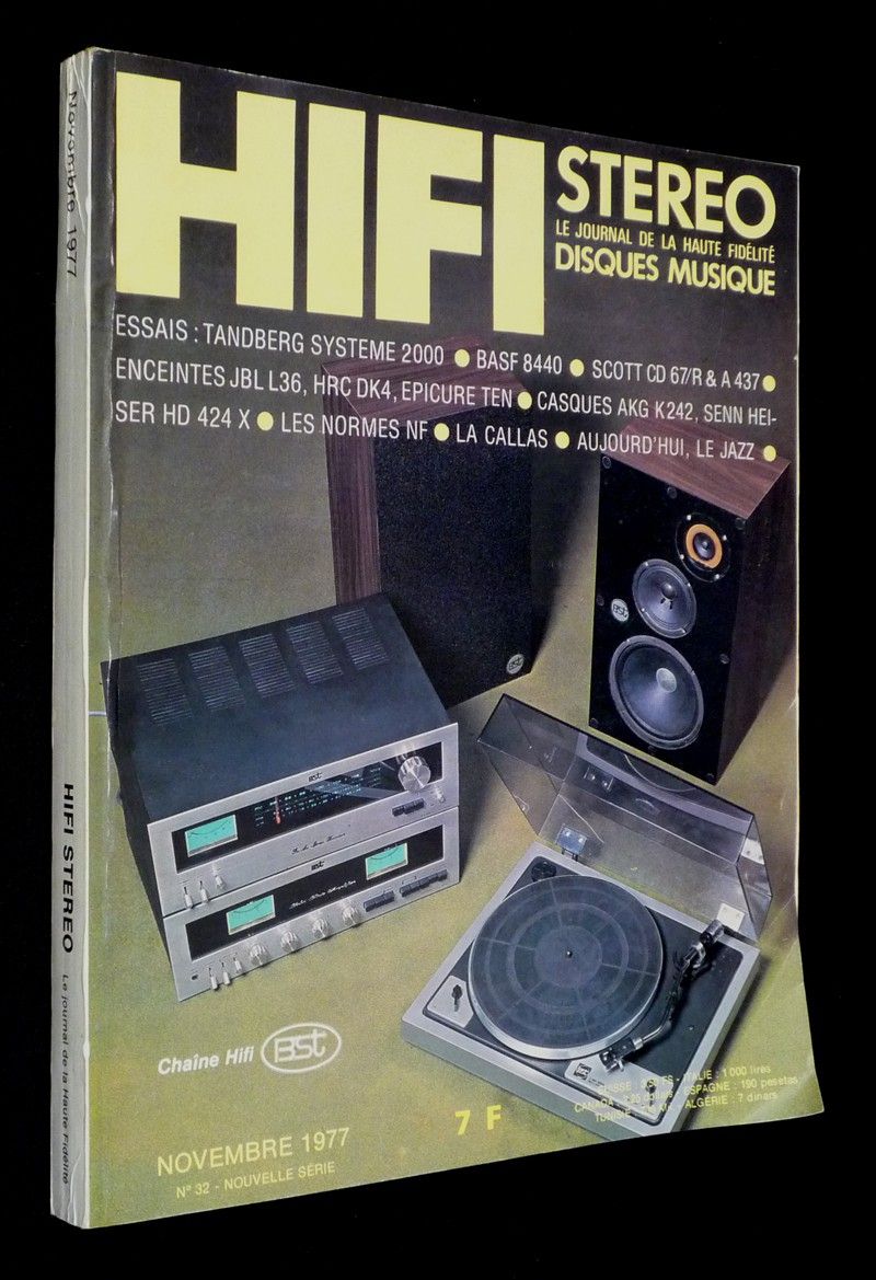 HIFI Stéréo (n°32 - nouvelle série, novembre 1977)