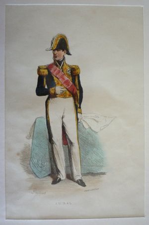 Gravure de Pauquet : Amiral