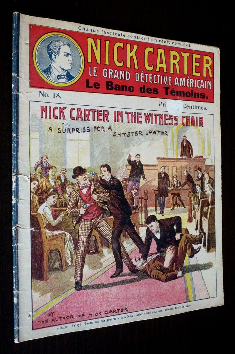 Nick Carter (n°18) : Le Banc des témoins