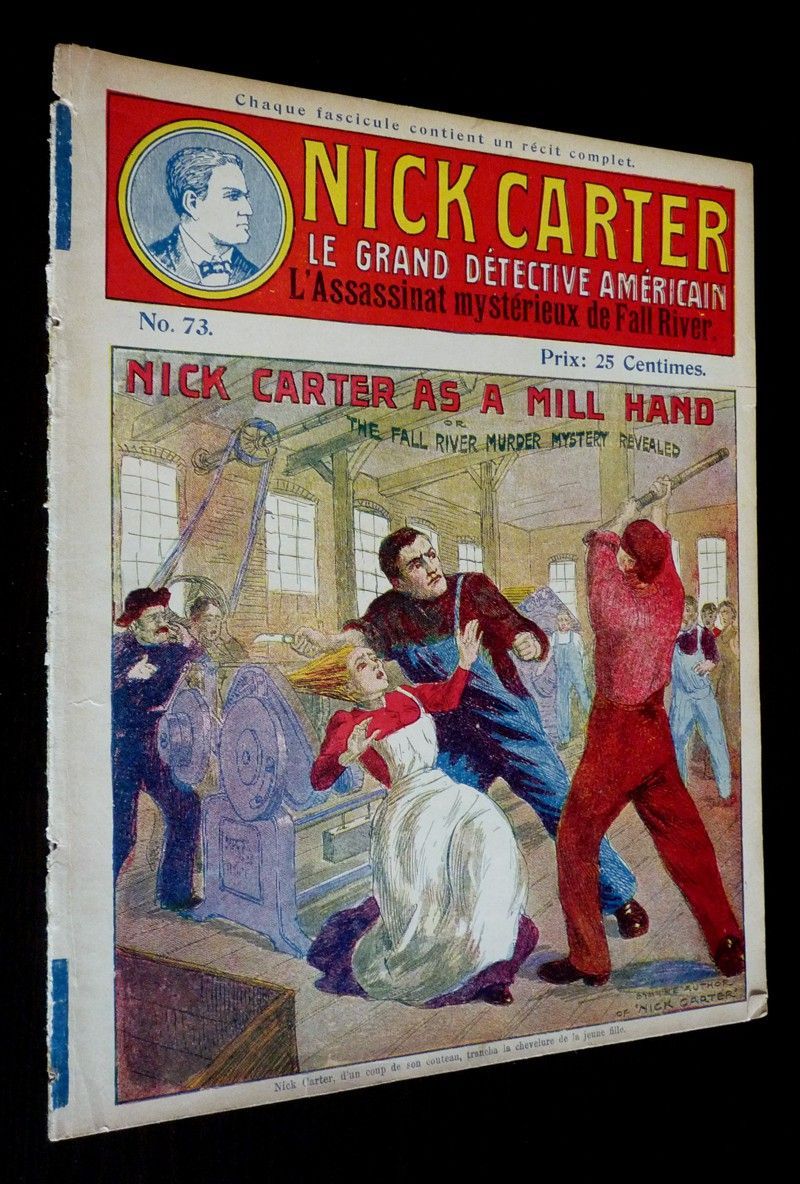 Nick Carter (n°73) : L'Assassinat mystérieux de Fall River