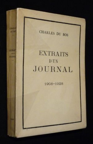 Extraits d'un journal, 1908-1928
