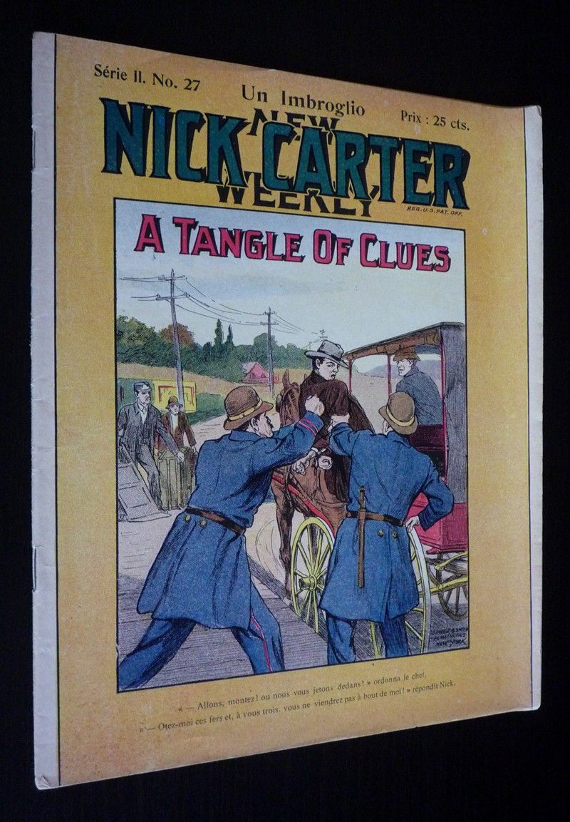 Nick Carter (série II - n°27) : Un Imbroglio