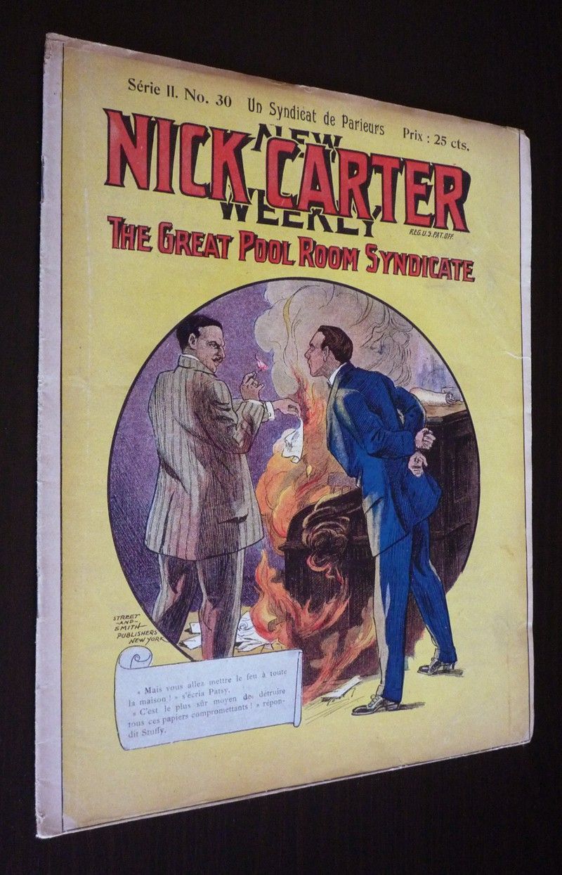 Nick Carter (série II - n°30) : Un Syndicat de parieurs