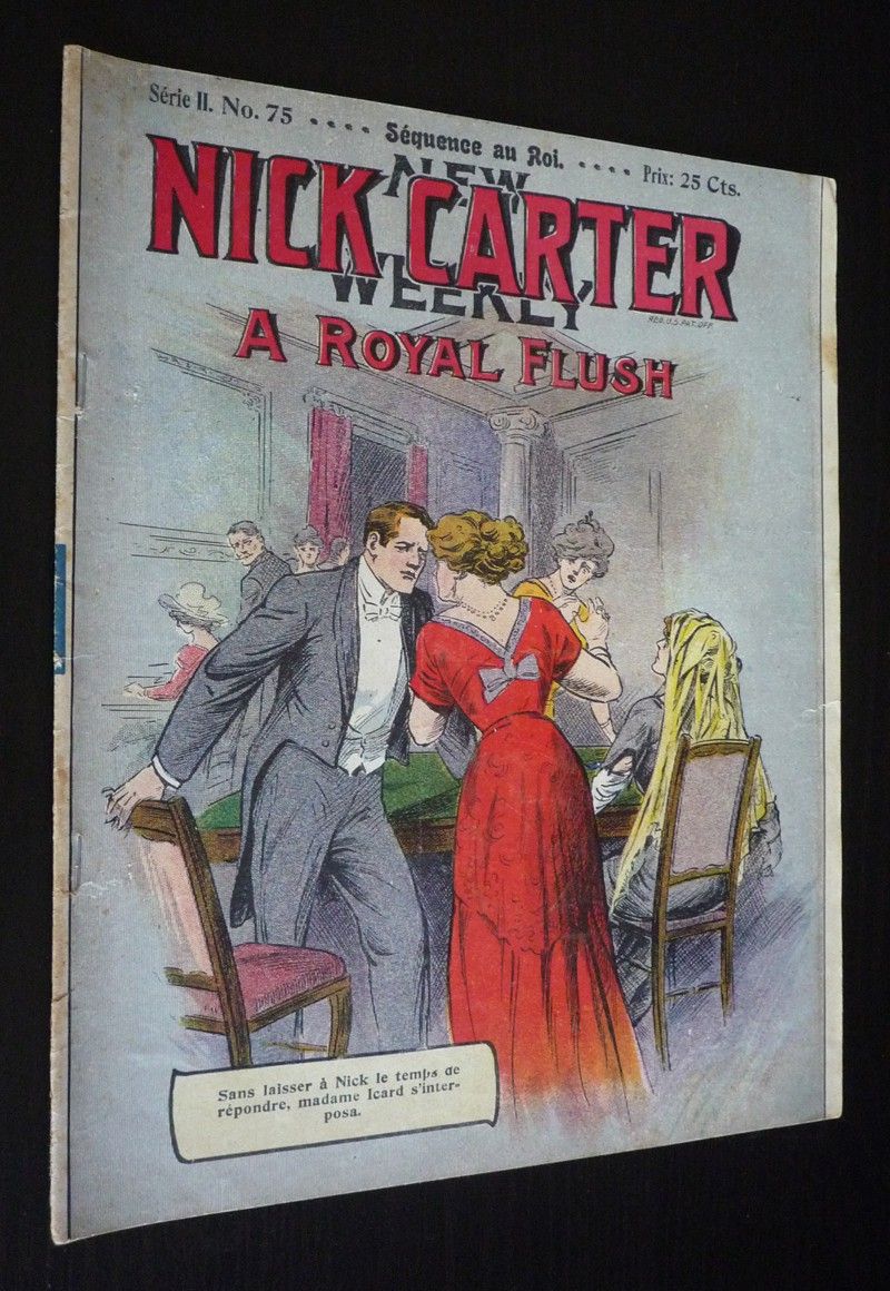 Nick Carter (série II - n°75) : Séquence au roi