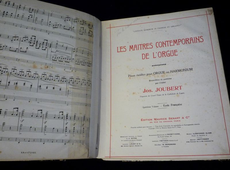 Les Maîtres contemporains de l'orgue : pièces inédites pour orgue ou harmonium (vol. 2 et 4)