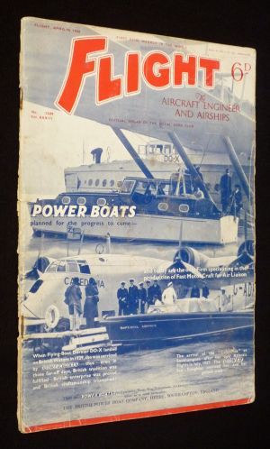 Flight (n°1529, vol. XXXIII - April 14, 1938) : Power boats