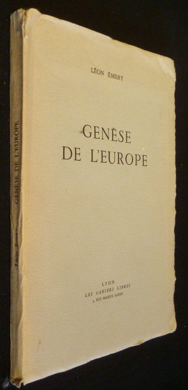 Genèse de l'Europe