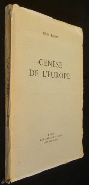 Genèse de l'Europe