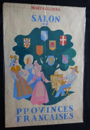Musée Galliera. Salon des Provinces française (affiche 40 x 63 cm.)