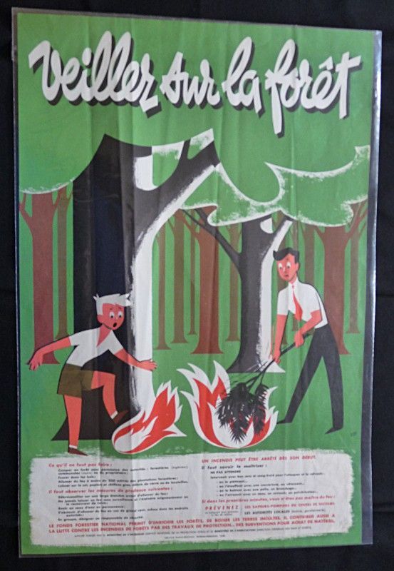 Veillez sur la forêt (affiche 38,5 x 58,5 cm.)