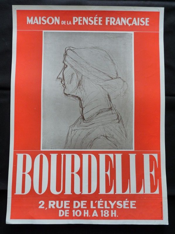 Bourdelle (affiche 39 x 55,5 cm.)