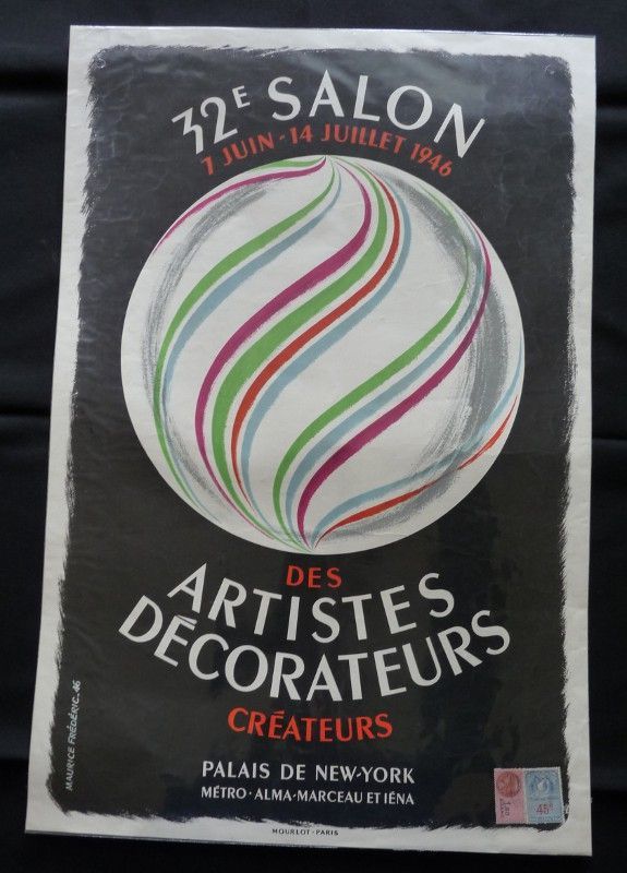 32e salon des artistes décorateurs (affiche (40 x 60,5 cm.)