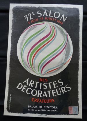 32e salon des artistes décorateurs (affiche (40 x 60,5 cm.)