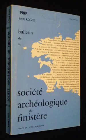 Bulletin de la Société archéologique du Finistère (Tome CXVIII, 1989)