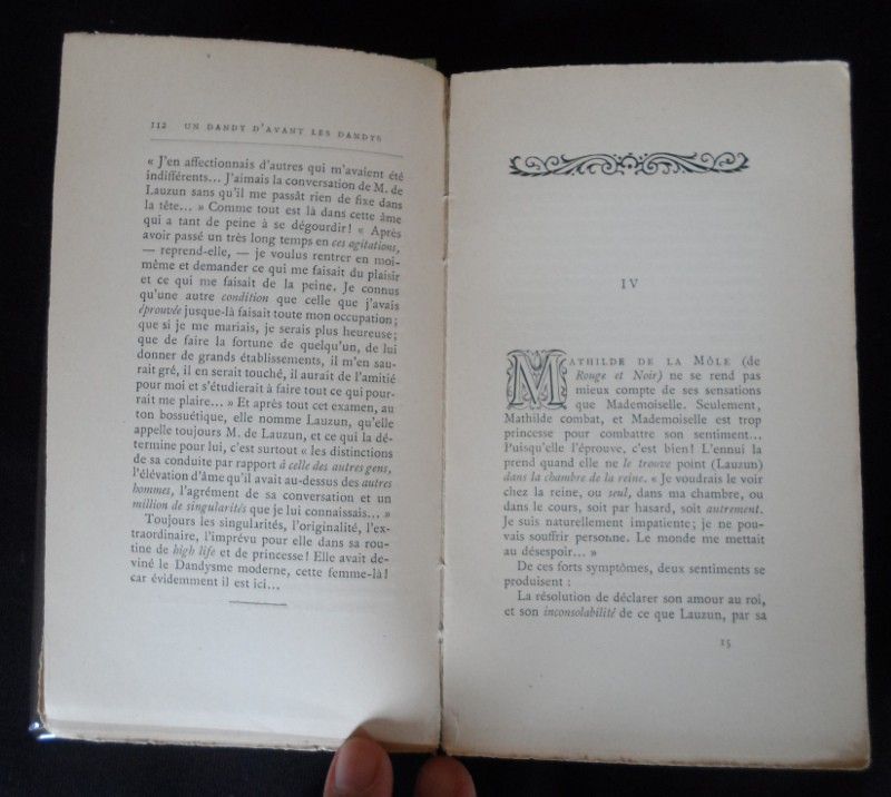 Oeuvres de Barbey D'Aurevilly. Du dandysme et de G. Brummel. Memoranda.