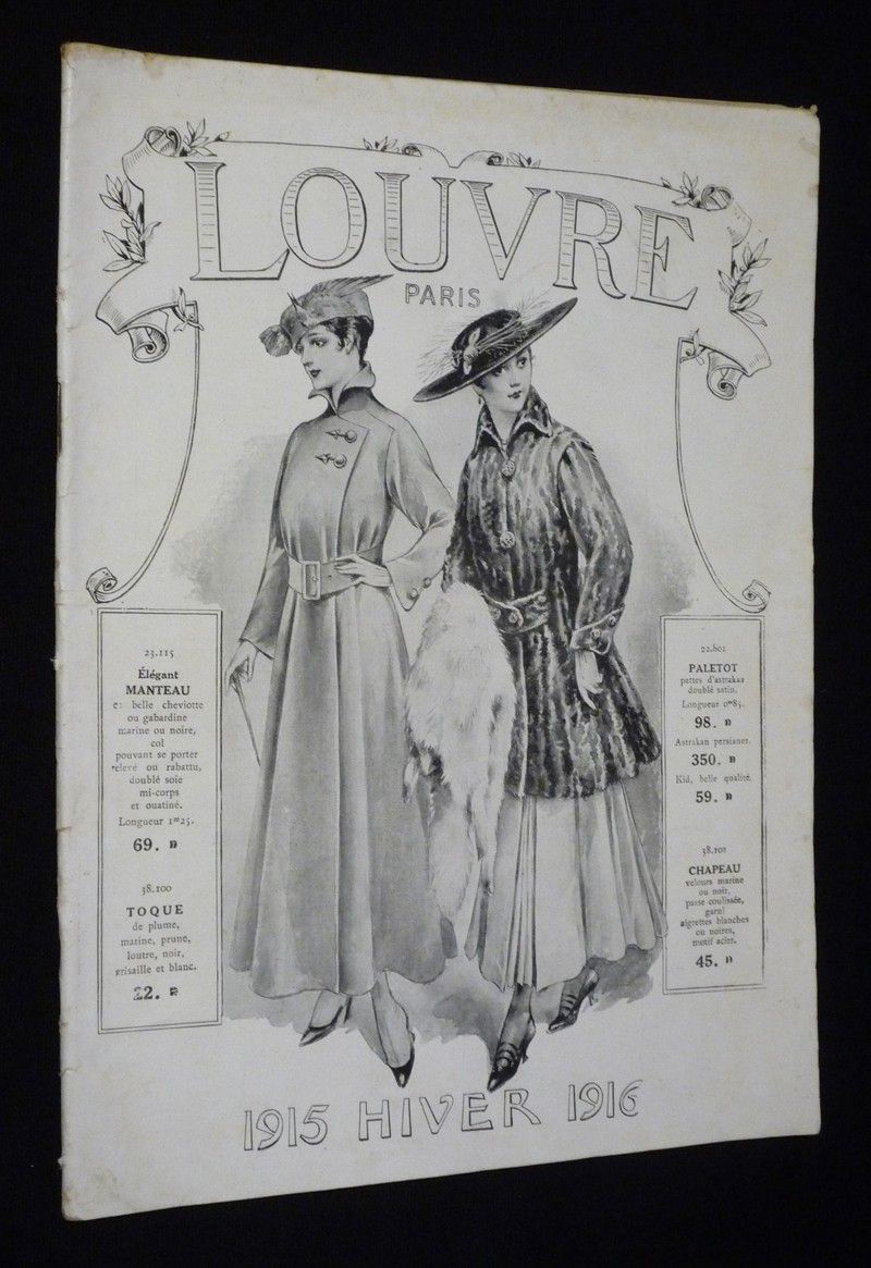Grands magasins du Louvre, Paris : Hiver 1915-1916